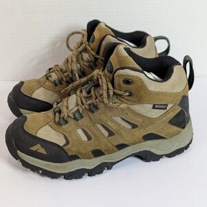 Outland Redmond Waterproof Hiking Boots Trail‎ Walking Brown Mens Youth Size 5.5